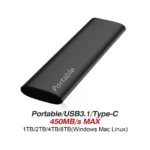 New Portable SSD 1TB 2TB External Hard Disk High Speed Solid State Drive USB3.1 Type-C Storage Device for Laptop/Desktop/Mac/PC - Image 2