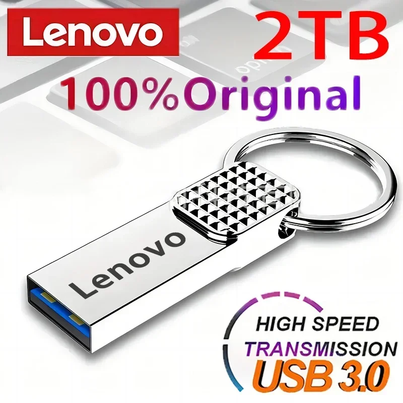 Lenovo USB 2TB 512GB USB Flash Drive Metal USB 3.0 Pen Drive Key 1TB Type C High Speed Pendrive 128gb Mini Flash Drive For Phone - Image 1